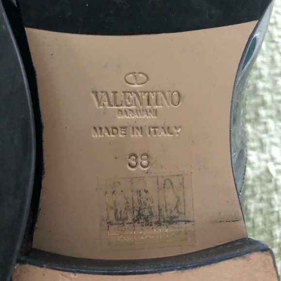 Valentino Black Patent leather Oxfords size 38 - Picture 8 of 13